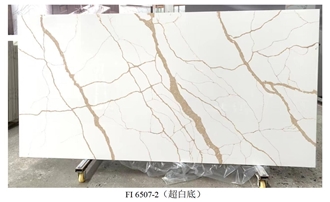 Artificial Quartz Calacatta Gold Engineered Stone Slabs