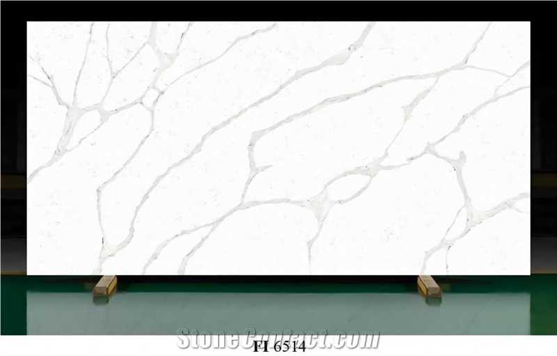 Artificial Quartz Calacatta Gold Engineered Stone Slabs