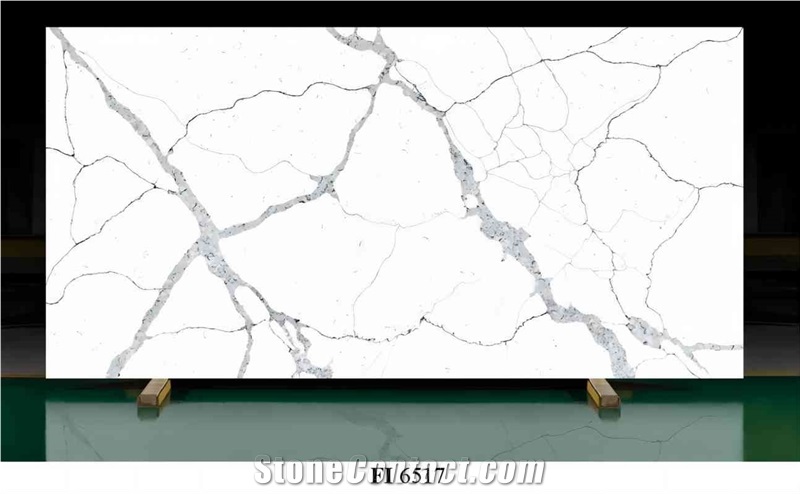 Artificial Quartz Calacatta Gold Engineered Stone Slabs