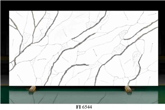 Calacatta Artificial Quartz Slabs And Tiles