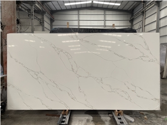 Calacatta Gold White Quartz Slabs