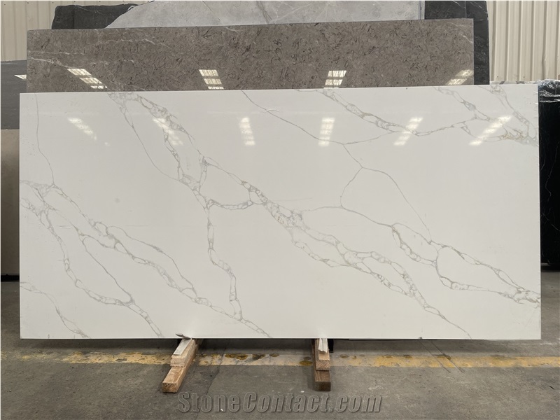 Calacatta Gold White Quartz Slabs