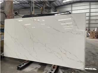 Calacatta Gold White Quartz Slabs