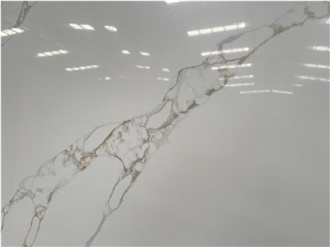 Calacatta Gold White Quartz Slabs
