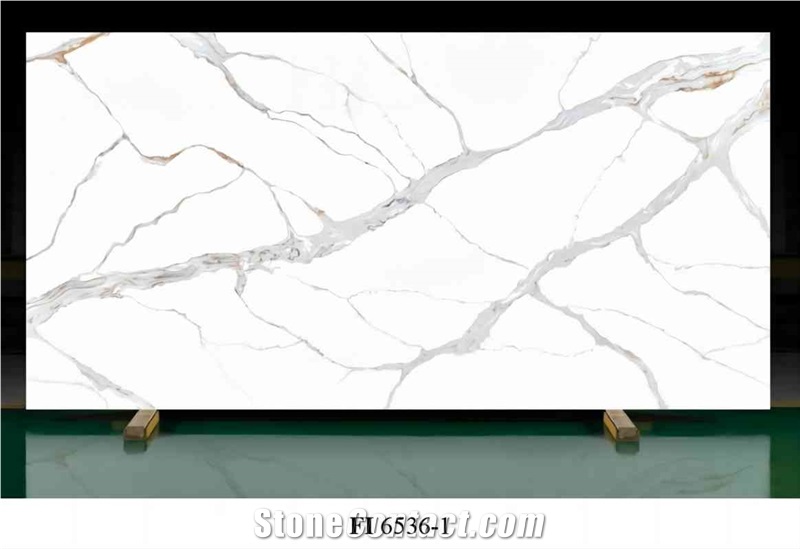 Calacatta Quartz Slabs Hot Sale Patterns