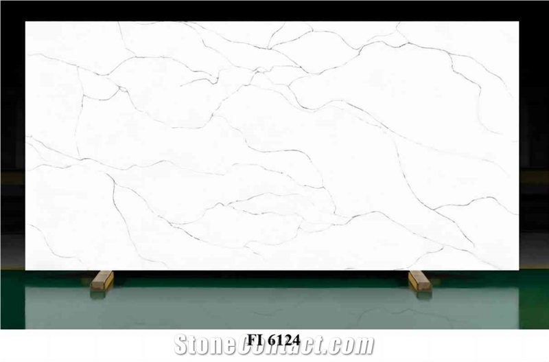 Carrara Quartz Artificial Stone Engineered Stone