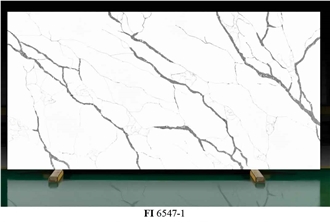 Kitchen  Quartz Slab Artificial Calacatta