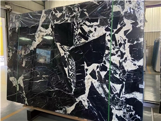 Bulgari Black Napoleon Marble Slab  Floor Tile