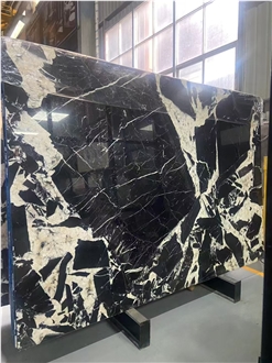 Bulgari Black Napoleon Marble Slab  Floor Tile