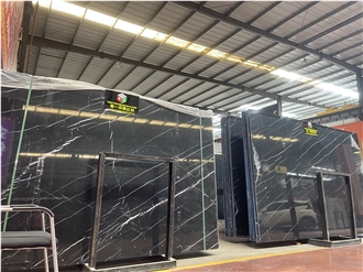 Nero Marquina Slabs Black Marble Wall Tiles