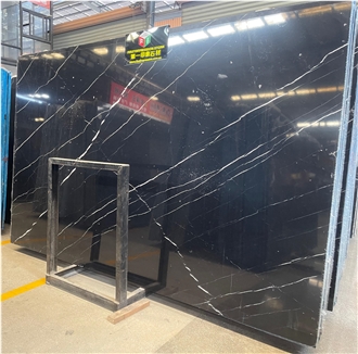 Nero Marquina Slabs Black Marble Wall Tiles