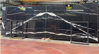 Nero Marquina Slabs Black Marble Wall Tiles