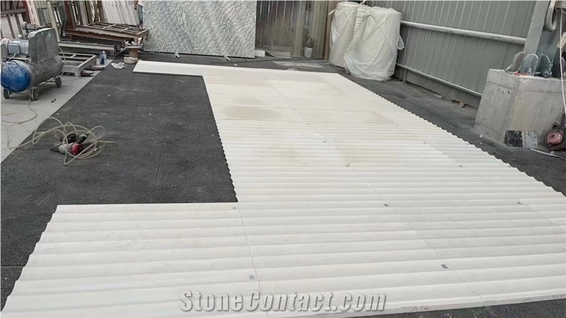 3D CNC  Wall Panels In Porto Beige Limestone