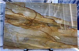 Azul Palomino Quartzite Golden Desert Slabs