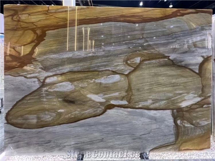 Azul Palomino Quartzite Golden Desert Slabs