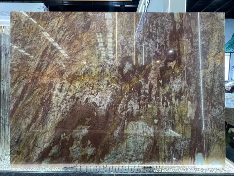 Brown Quartzite With Blue Veins Slabs
