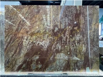Brown Quartzite With Blue Veins Slabs