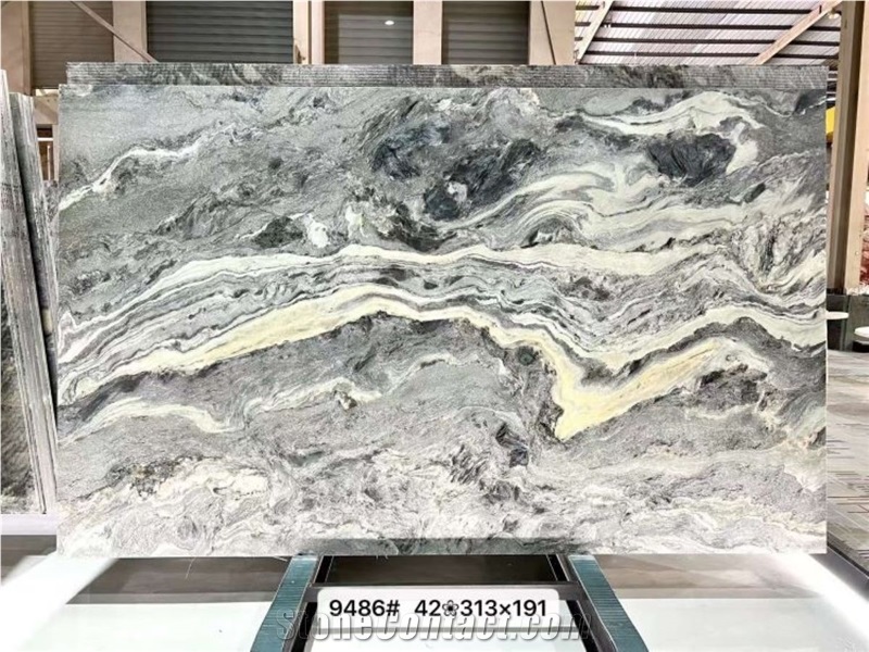 Calacatta Cielo Marble Slabs Tiles