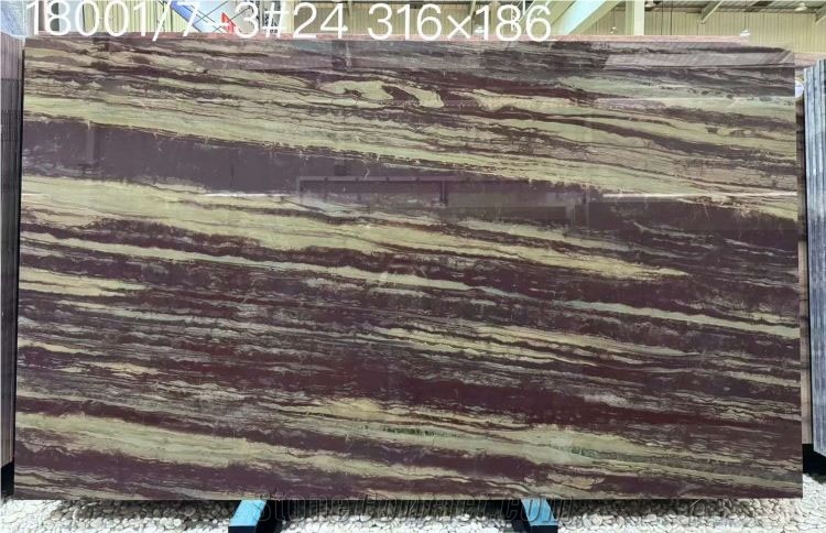 Elegant Brown Dune Quartzite Slabs For Flooring Wall