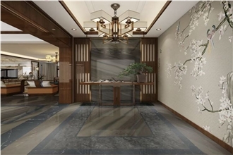 Elegant Brown Dune Quartzite Slabs For Flooring Wall