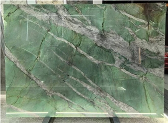 Fuchsite Crystal Quartzite Slabs