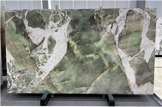 Fuchsite Crystal Quartzite Slabs