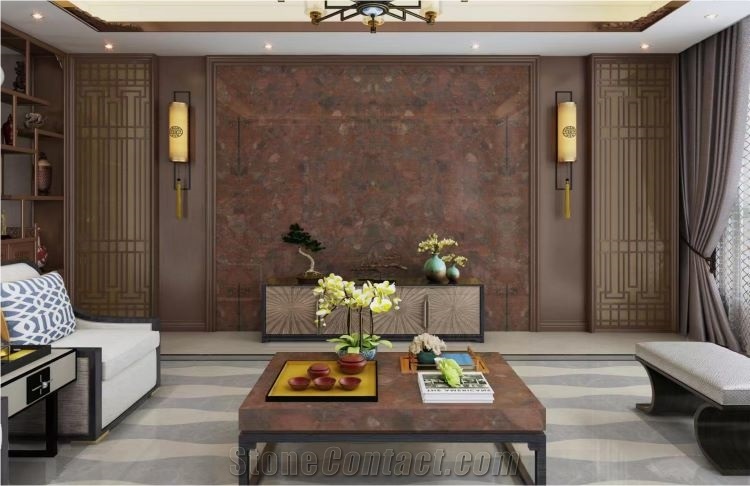 Rosso Marinace Granite Red Curitiba Granite Slabs