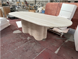 Travertine Dinning Table