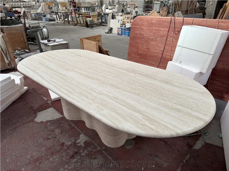 Travertine Dinning Table