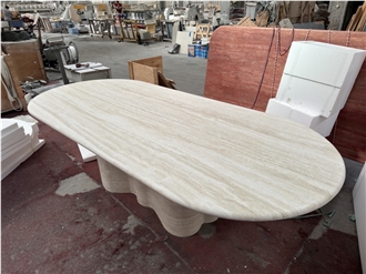 Travertine Dinning Table