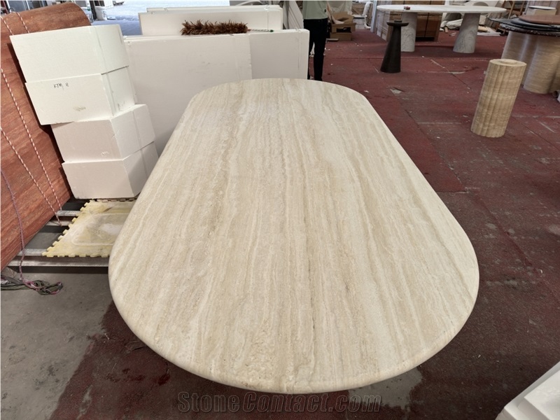 Travertine Dinning Table