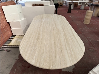 Travertine Dinning Table