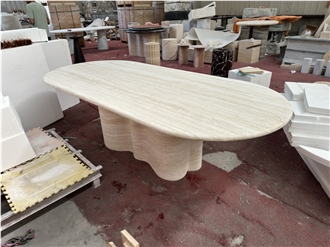 Travertine Dinning Table