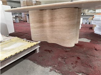 Travertine Dinning Table