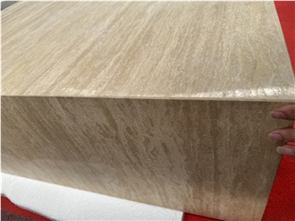 Travertine Plinth Coffee Table
