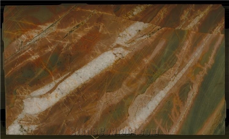 Volupia Red Maestro Quartzite Slab  Wall Tiles