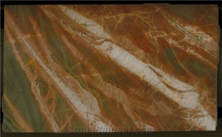 Volupia Red Maestro Quartzite Slab  Wall Tiles