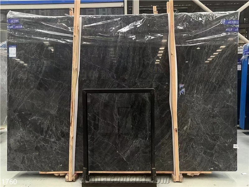 Black Secret Marble Slabs Nuxis Tamara Dark Grey