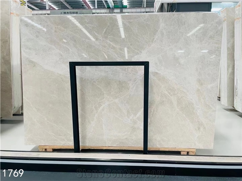 Odeon Beige Marble Slabs Isparta Stone For Wall Floor