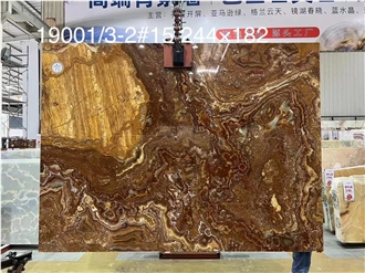 Persian Tiger Onyx Slabs Multicolor Stone Slab