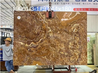 Persian Tiger Onyx Slabs Multicolor Stone Slab