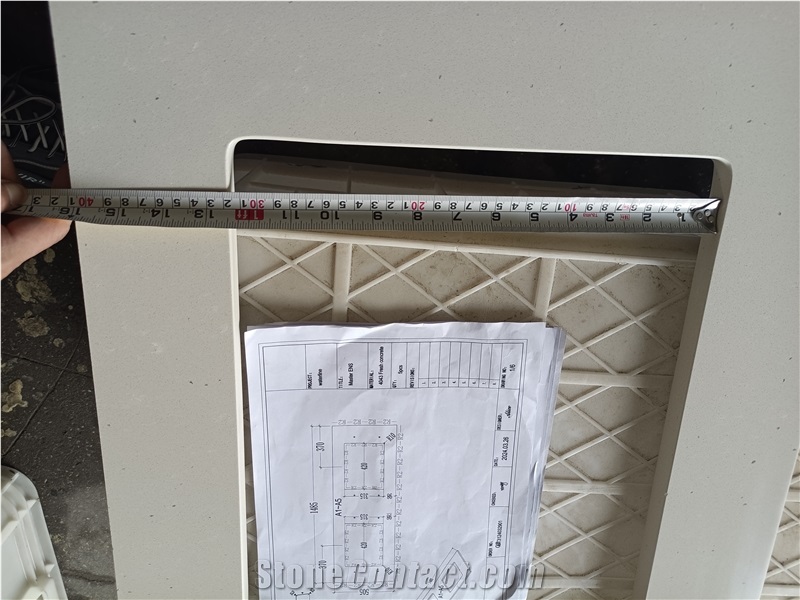4043 Fresh Concrete Artificial Stone Bath Countertop