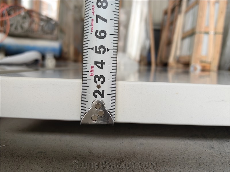 5001 Calacatta Ethereal Quartz Kitchen Countertop