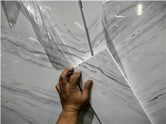 5018 Ariston White Artificial Stone Quartz Slabs