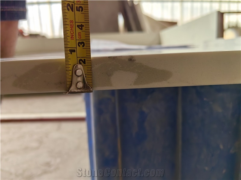 5042 Laza White Artificial Quartz Kitchen Countertops