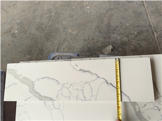 5042 Laza White Artificial Quartz Kitchen Countertops