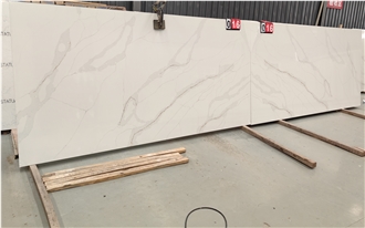 5052 Calacatta Leon Engineered Quartz Slab Quartz Tiles