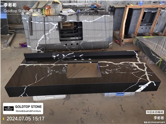 5090 Calacatta Nero Bathroom Countertop