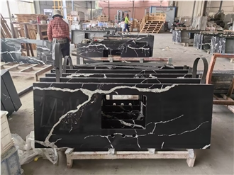 Calacatta Nero Artificial Stone Countertop