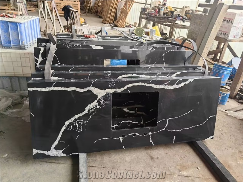 Calacatta Nero Artificial Stone Countertop